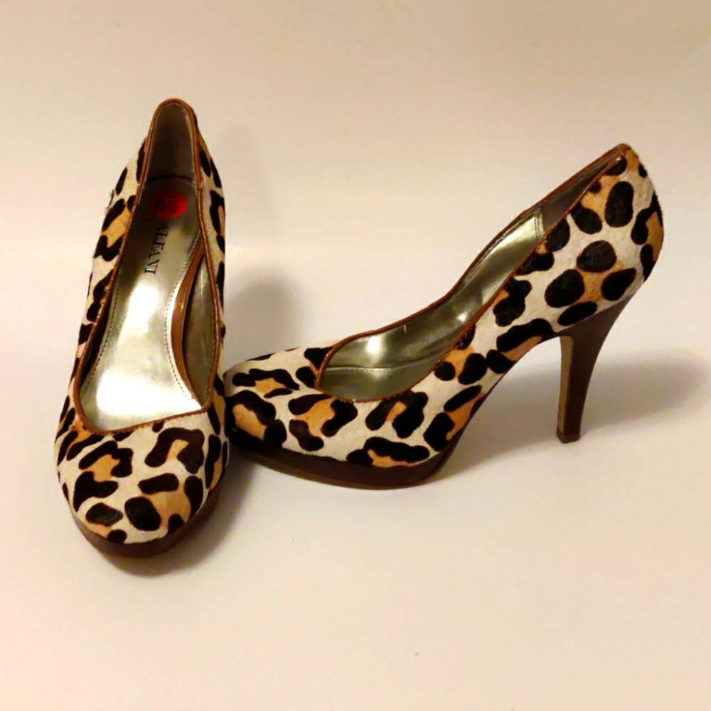 Cheetah print heels